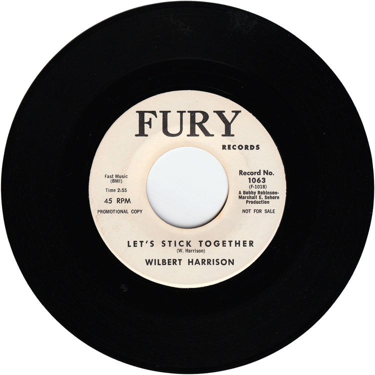 Wilbert Harrison - Let's Stick Together / My Heart Is Yours [Promo]