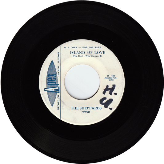 The Sheppards - Island Of Love / Never Felt This Way Before [APEX label, Promo]