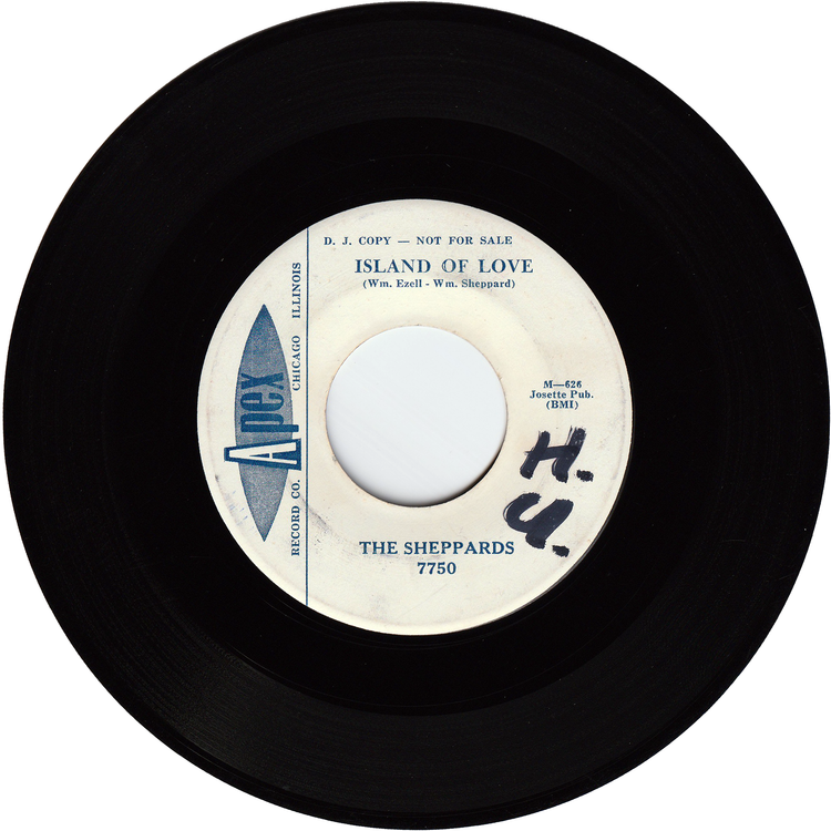 The Sheppards - Island Of Love / Never Felt This Way Before [APEX label, Promo]