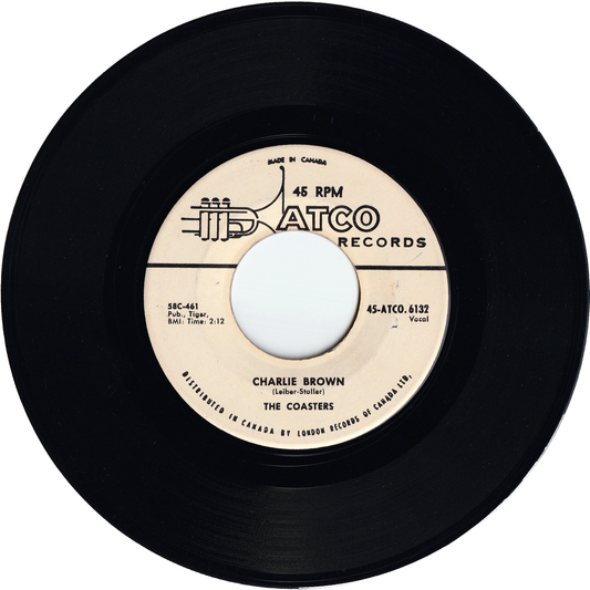 The Coasters - Charlie Brown / Three Cool Cats [Canada, Promo]