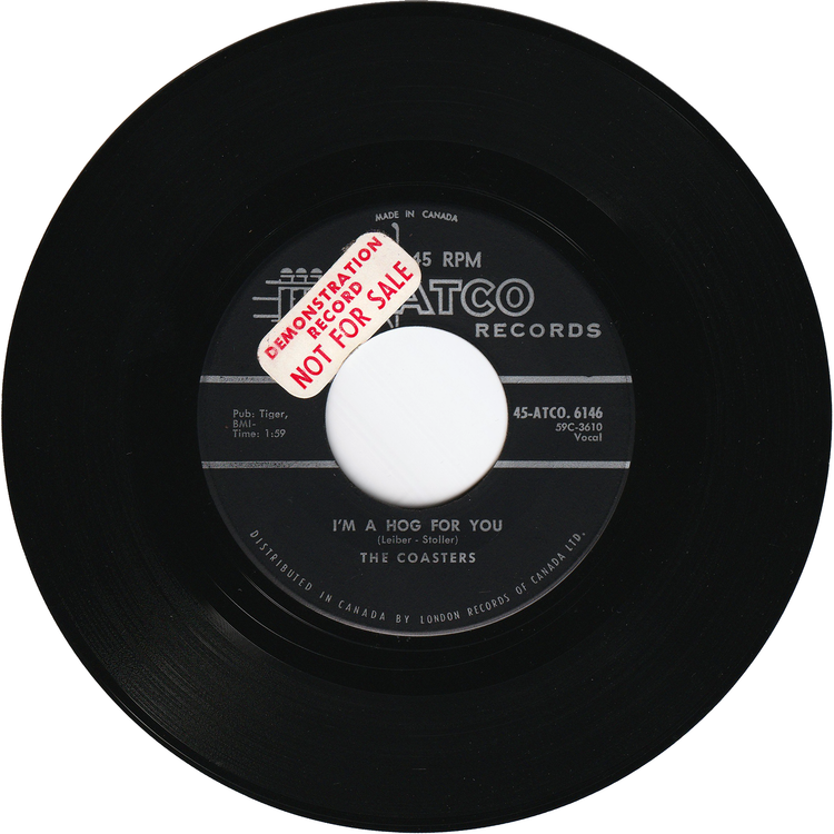 The Coasters - Poison Ivy / I'm A Hog For You [Canada]