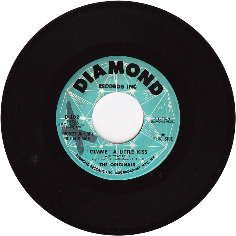 The Originals - "Gimme" A Little Kiss (Will "Ya" Huh?) / At Times Like This [Promo]