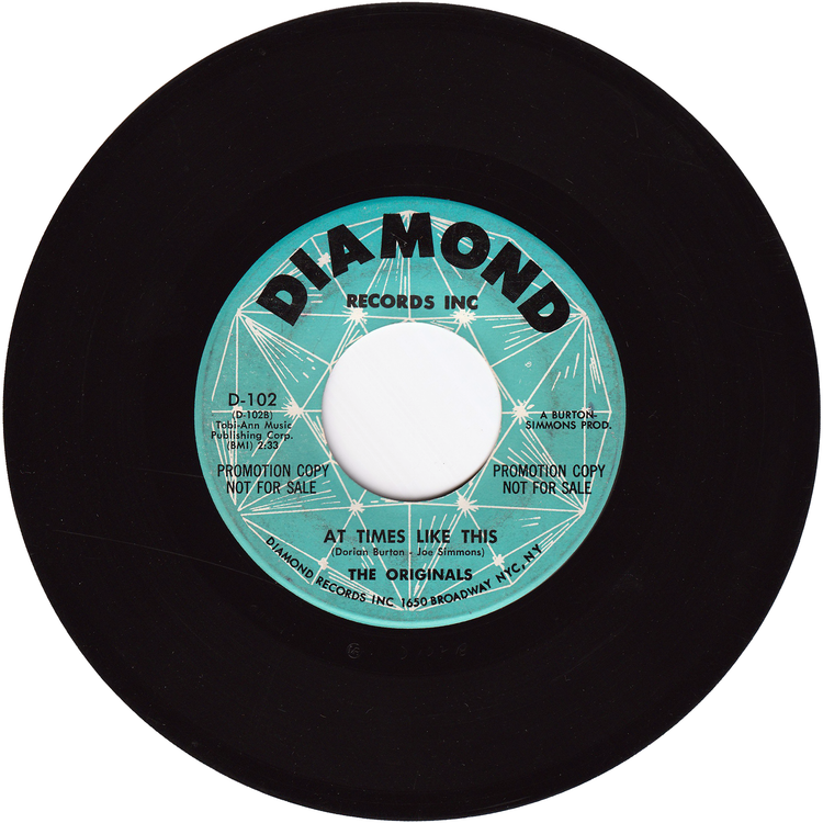 The Originals - "Gimme" A Little Kiss (Will "Ya" Huh?) / At Times Like This [Promo]