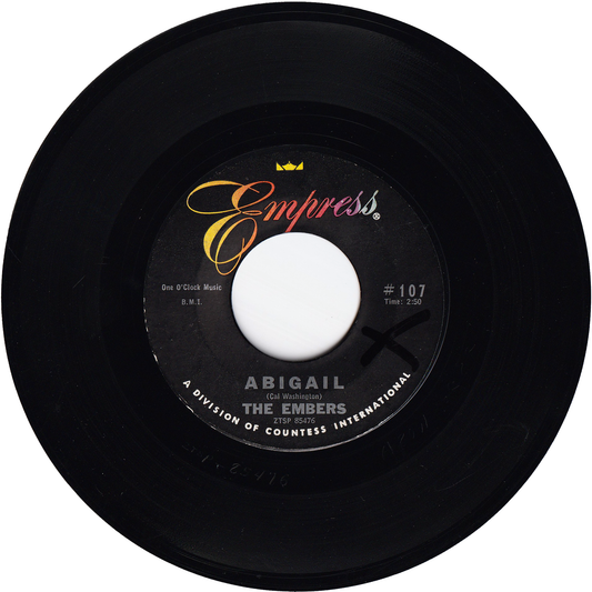 The Embers - Abigail / I Was Too Careful