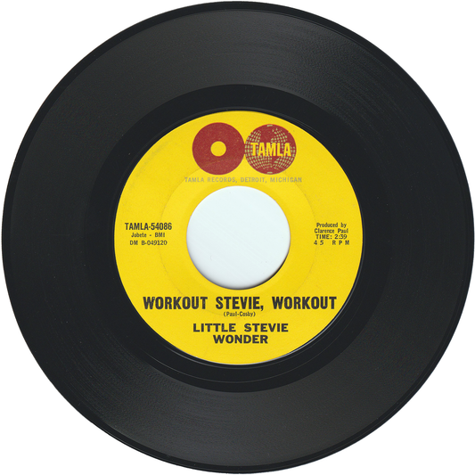 Little Stevie Wonder - Workout Stevie, Workout / Monkey Talk [Styrene, Monarch Pressing]