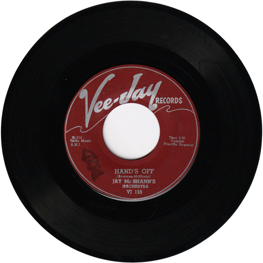 Jay McShann's Orchestra + Priscilla Bowman - Hand's Off / Another Night
