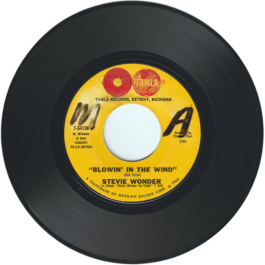 Stevie Wonder - Blowin' In The Wind / Ain't That Asking For Trouble [Styrene, Monarch Pressing]