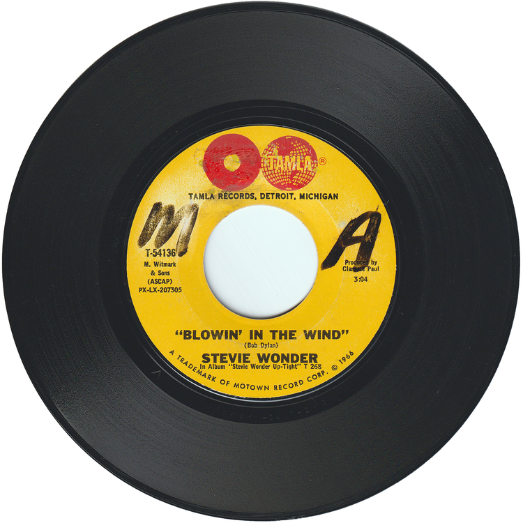 Stevie Wonder - Blowin' In The Wind / Ain't That Asking For Trouble [Styrene, Monarch Pressing]