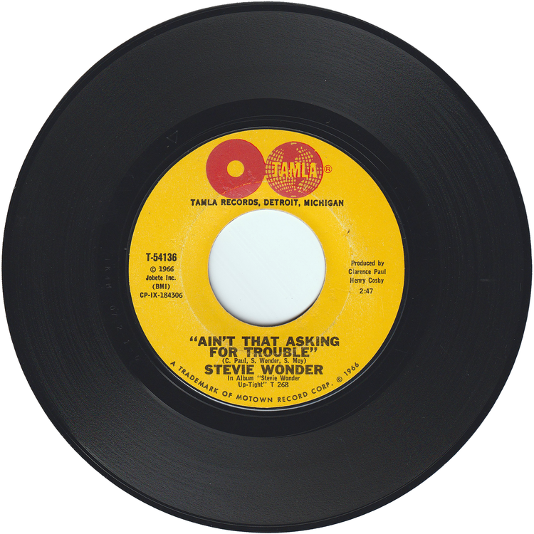 Stevie Wonder - Blowin' In The Wind / Ain't That Asking For Trouble [Styrene, Monarch Pressing]