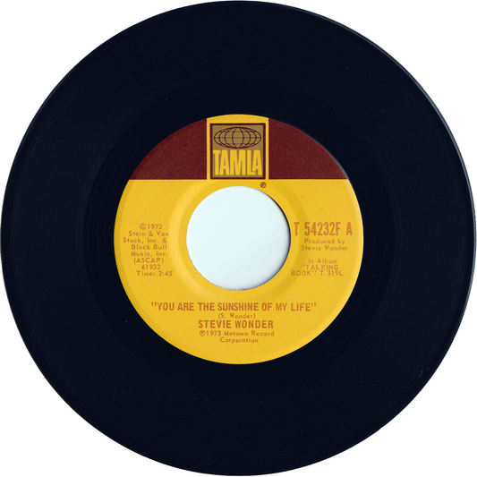 Stevie Wonder - You Are The Sunshine Of My Life / Tuesday Heartbreak [Vinyl, Santa Maria Pressing]
