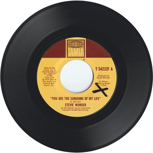 Stevie Wonder - You Are The Sunshine Of My Life / Tuesday Heartbreak [Styrene]