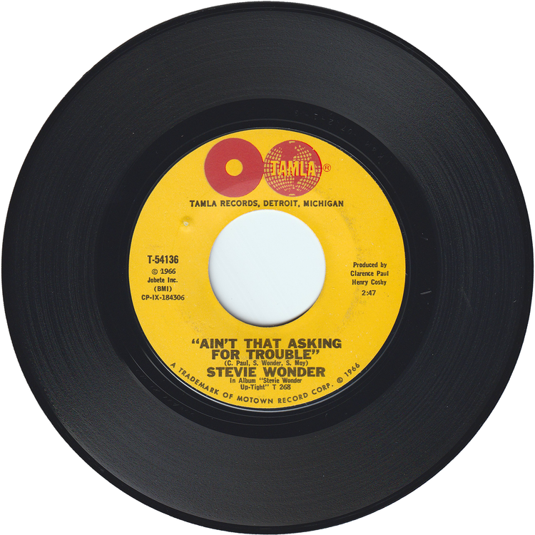 Stevie Wonder - Blowin' In The Wind / Ain't That Asking For Trouble [Styrene, Monarch Pressing]