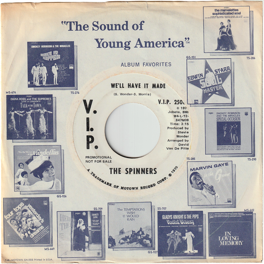 The Spinners - We'll Have It Made / We'll Have It Made [Promo, Vinyl, ARP Pressing]
