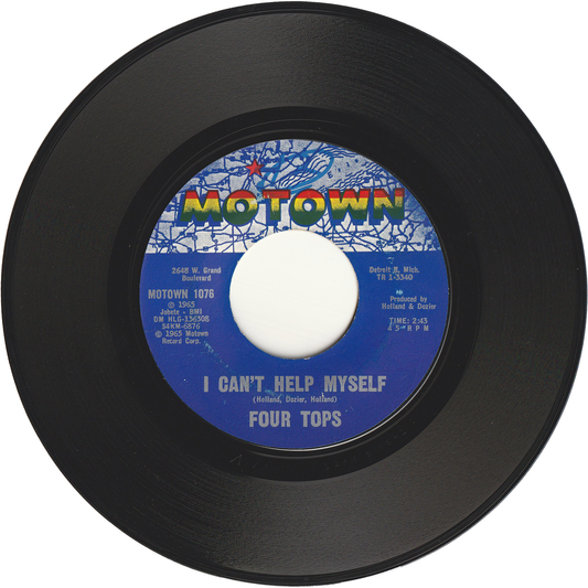 The Four Tops - I Can't Help Myself / Sad Souvenirs [Styrene, ZTSC Pressing]