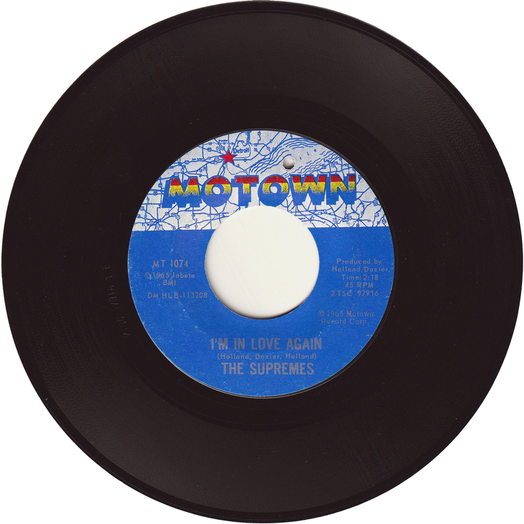 The Supremes - Stop! In The Name Of Love / I'm In Love Again [Styrene, Pitman Pressing]