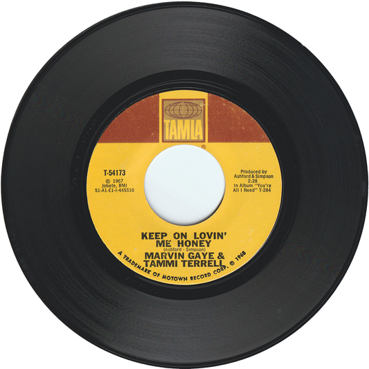 Marvin Gaye & Tammi Terrell - Keep On Lovin' Me Honey / You Ain't Livin' Till You're Lovin' [Styrene, Monarch Pressing]