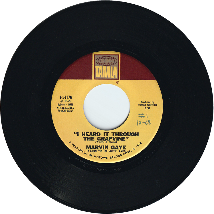 Marvin Gaye - I Heard It Through The Grapevine / You're What's Happening (In The World Today) [Vinyl, Hollywood Pressing]