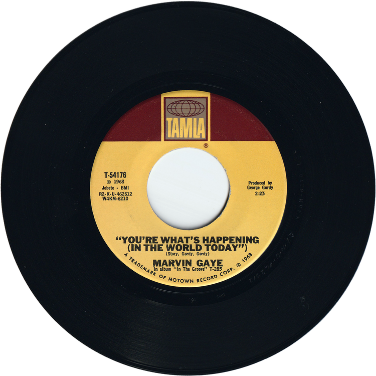 Marvin Gaye - I Heard It Through The Grapevine / You're What's Happening (In The World Today) [Vinyl, Hollywood Pressing]