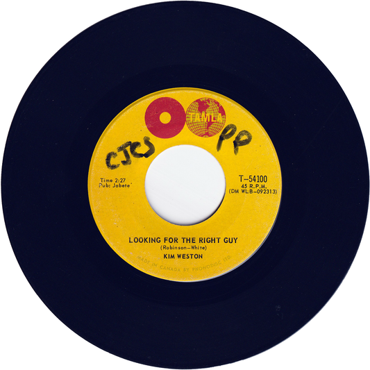 Kim Weston - Looking For The Right Guy / Feel Alright Tonight [Canada]