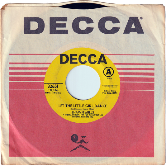 Shawn Mills - Let The Little Girl Dance / Shawn Mills Finger Poppin' Band - Jivin' [Promo]