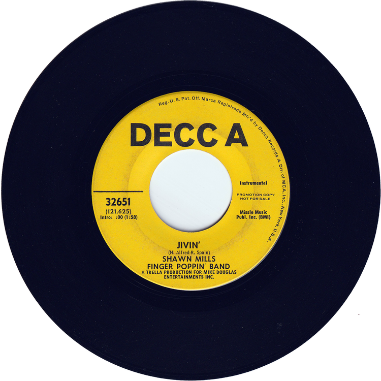 Shawn Mills - Let The Little Girl Dance / Shawn Mills Finger Poppin' Band - Jivin' [Promo]