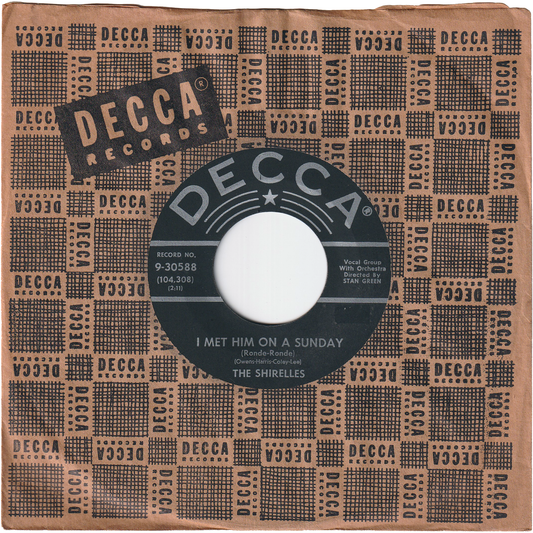 The Shirelles - I Met Him On A Sunday (Ronde Ronde) / I Want You To Be My Boyfriend [1st Press]