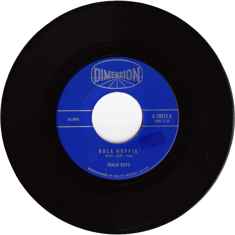 Idalia Boyd - Some Kind Of Wonderful / Hula Hoppin' [Canada]