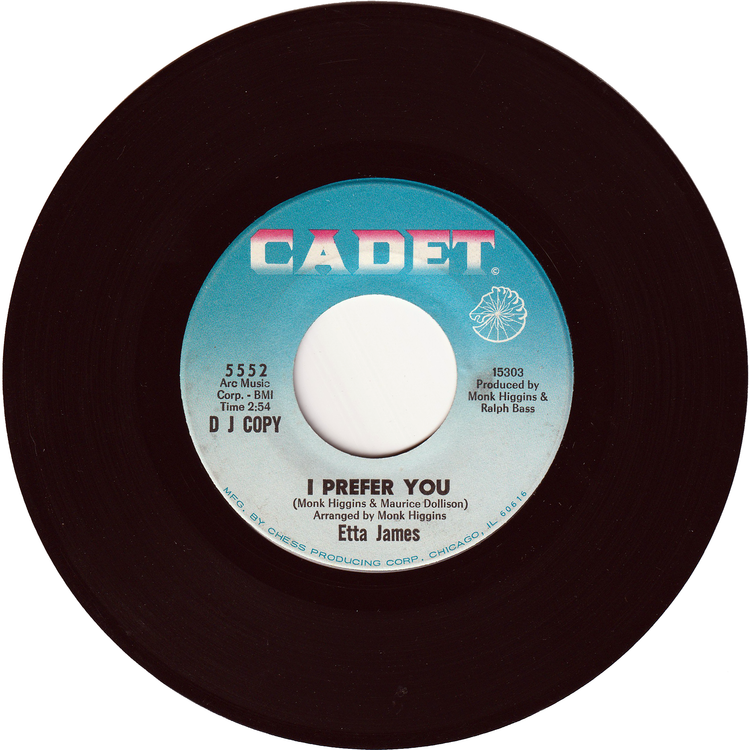 Etta James - I'm So Glad (I Found Love In You) / I Prefer You [Promo]