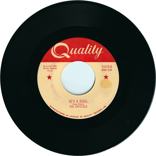 The Crystals (Darlene Love) - He's A Rebel / I Love You Eddie [Canada]