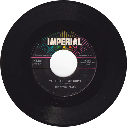 The Teddy Bears - You Said Goodbye / If You Only Knew