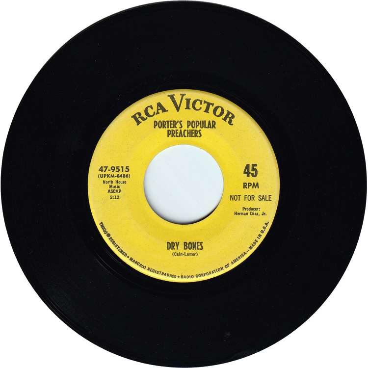 Porter's Popular Preachers - Keep The Faith, Children / Dry Bones [Promo]