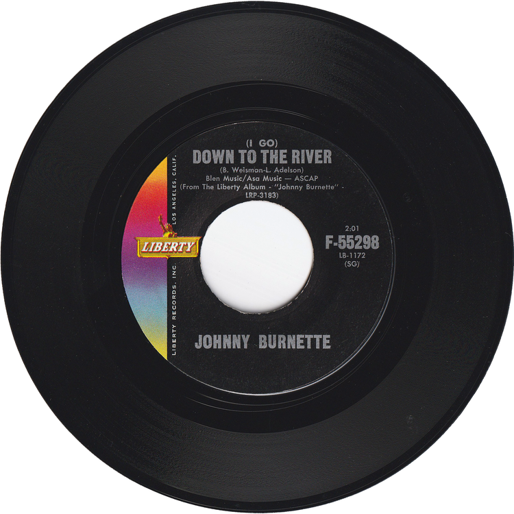 Johnny Burnette - Little Boy Sad / (I Go) Down To The River [Styrene, Monarch Pressing]
