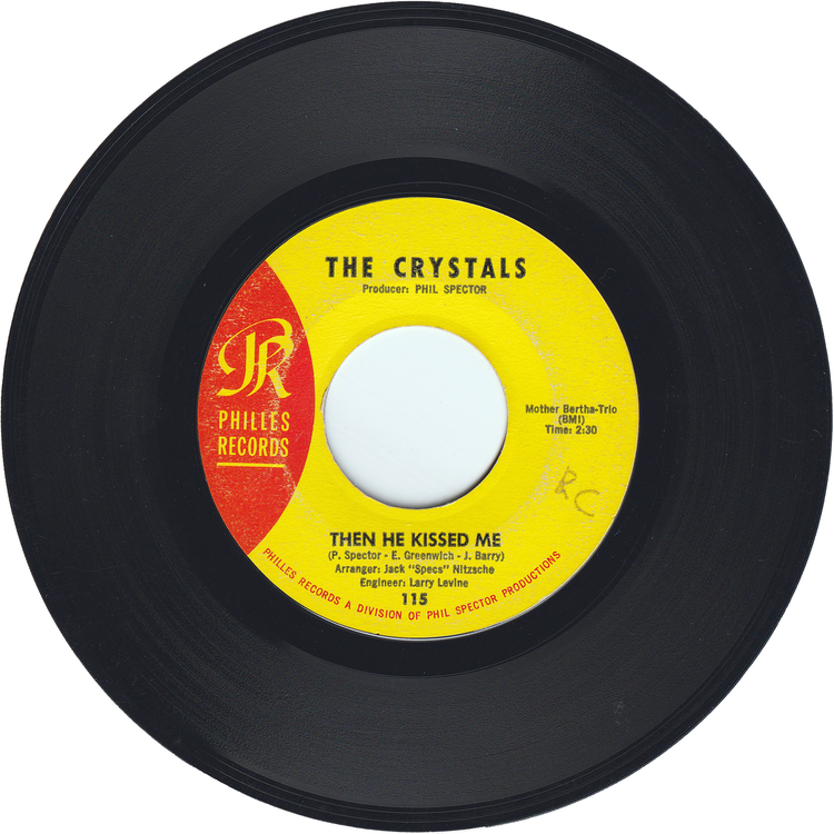 The Crystals - Then He Kissed Me / Brother Julius [Styrene, Monarch Pressing]
