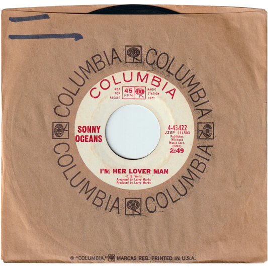 Sonny Oceans - I'm Her Lover Man / Pity Me [Promo]