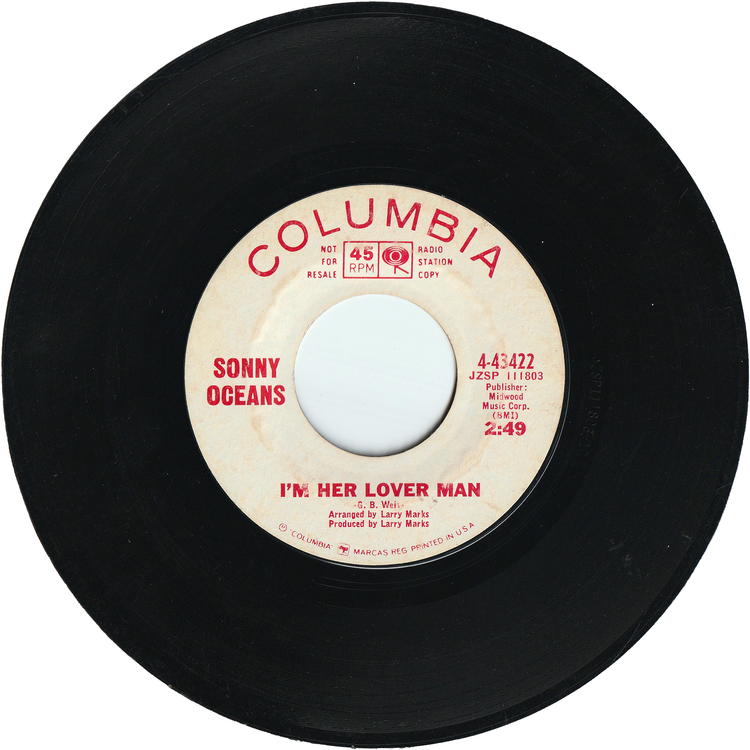 Sonny Oceans - I'm Her Lover Man / Pity Me [Promo]