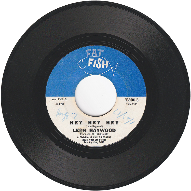 Leon Haywood - Ain't No Use / Hey Hey Hey [Styrene, Monarch Pressing]