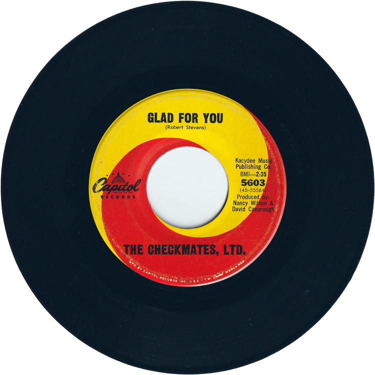 The Checkmates, Ltd. - Glad For You / Do The Walk (The Temptation Walk)