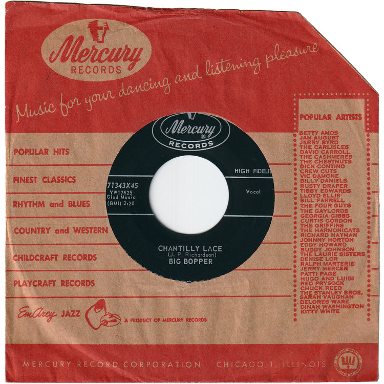 Big Bopper - Chantilly Lace / Purple People Eater Meets Witch Doctor