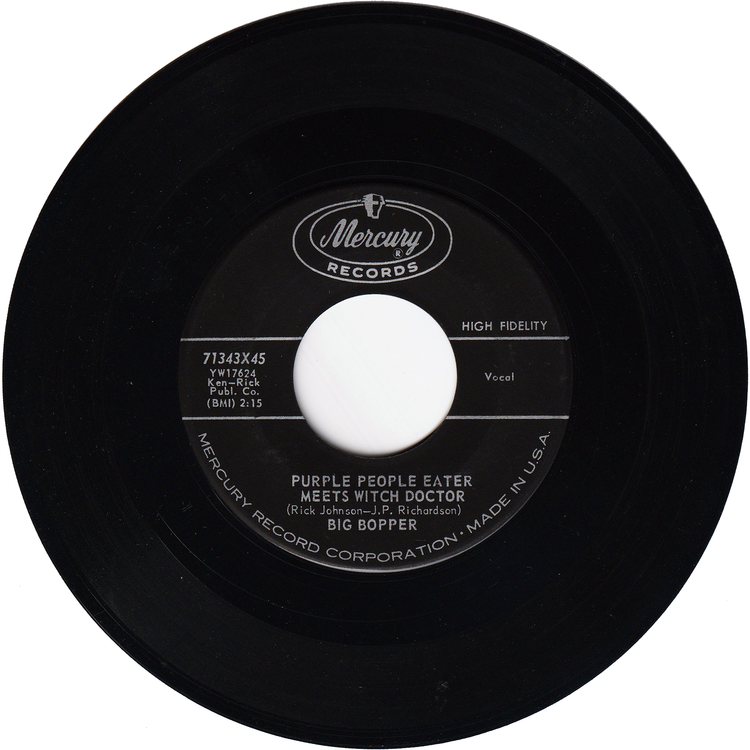 Big Bopper - Chantilly Lace / Purple People Eater Meets Witch Doctor