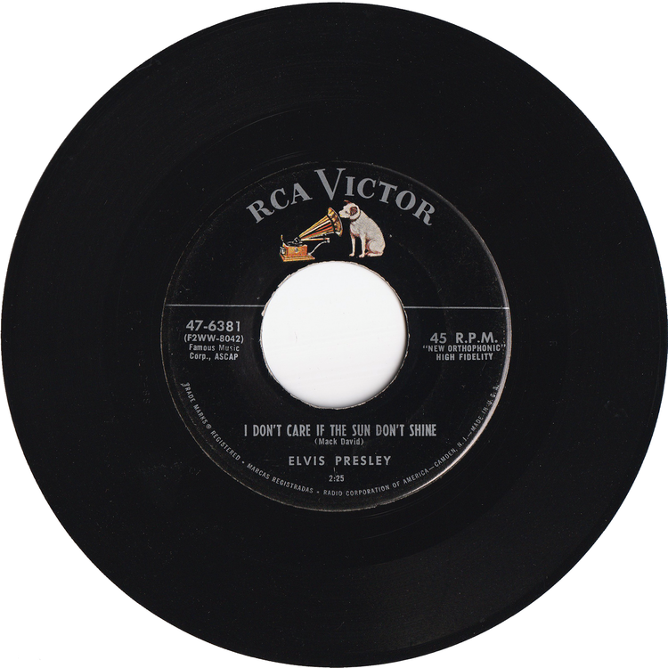 Elvis Presley - Good Rockin' Tonight / I Don't Care If The Sun Don't Shine [1955, Rockaway Pressing, Horizon Label]