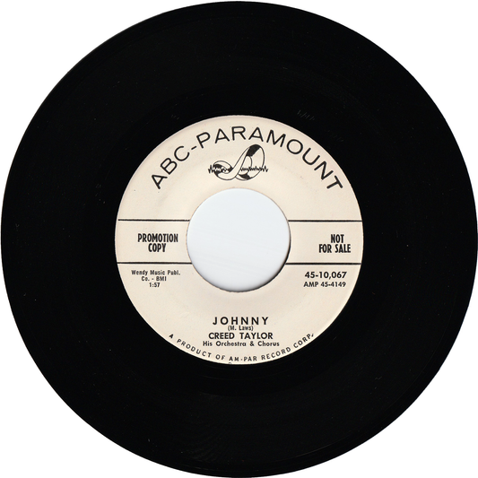 Creed Taylor - Johnny / (I'm In Heaven When I See You Smile) Diane [Promo]