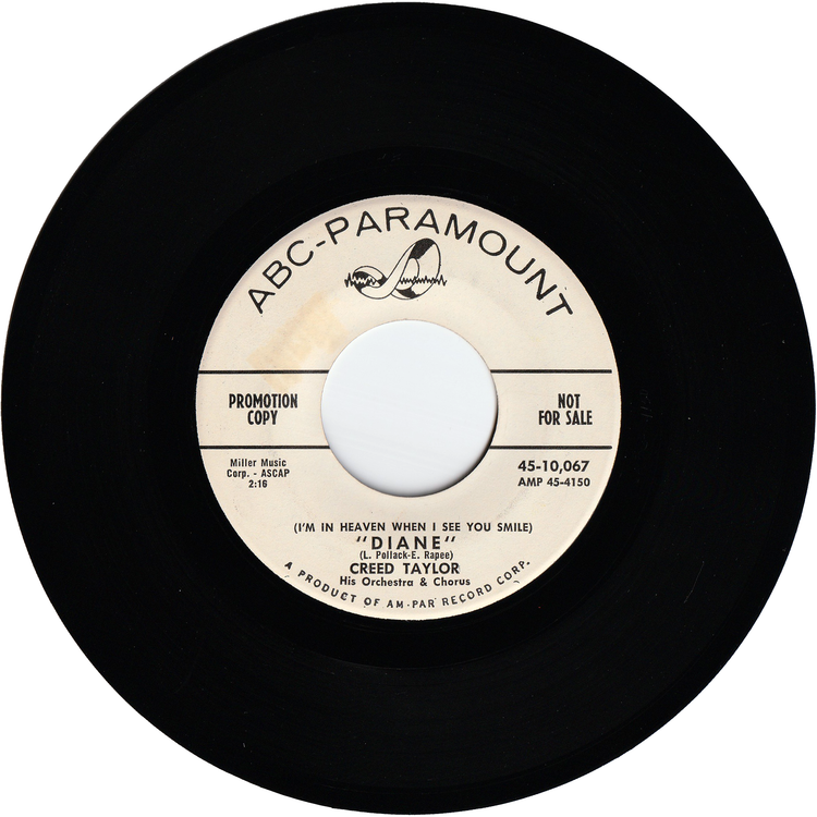 Creed Taylor - Johnny / (I'm In Heaven When I See You Smile) Diane [Promo]
