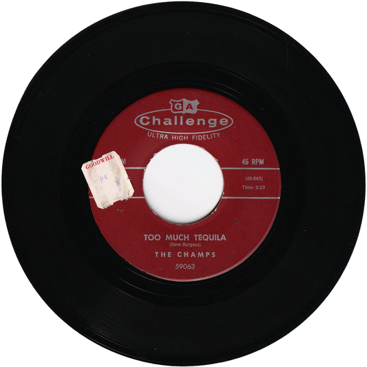 The Champs - Too Much Tequila / Twenty Thousand Leagues