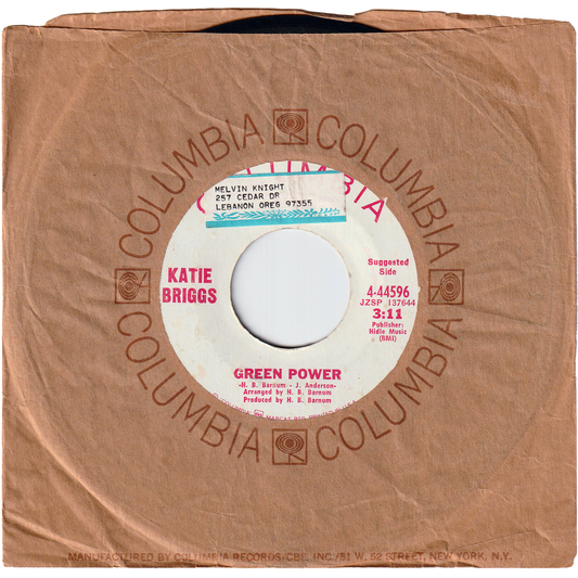Katie Briggs - Green Power / Another Woman's Man [Promo]