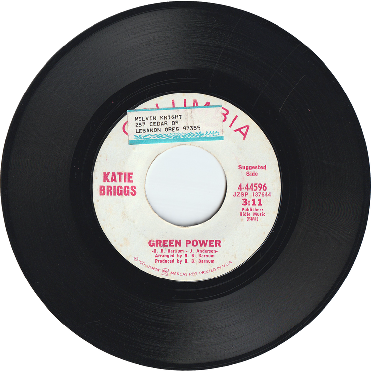 Katie Briggs - Green Power / Another Woman's Man [Promo]