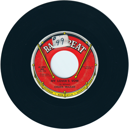 Chuck McLean - My Lover's Vow / Let Me Hear It From You