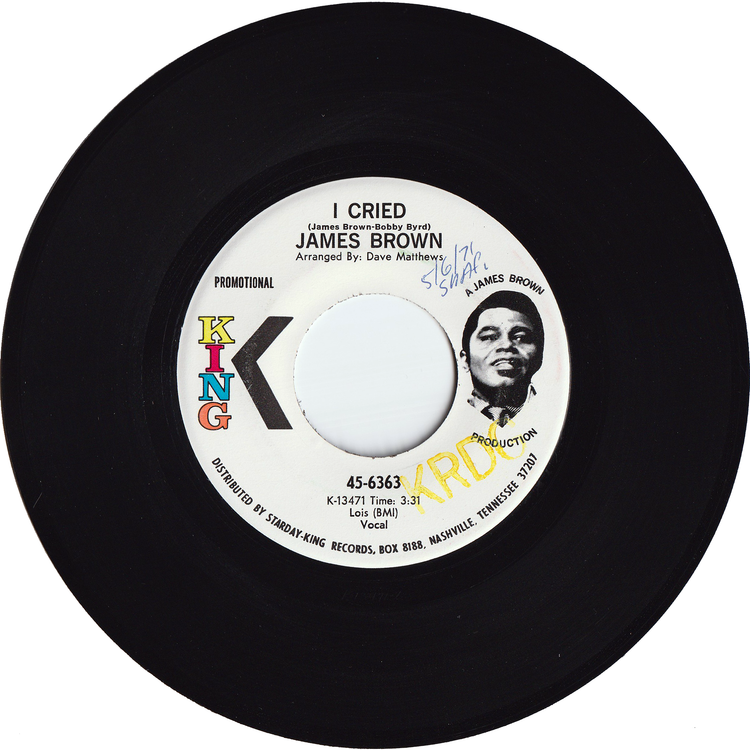 James Brown - World Part 2 / I Cried [Promo]