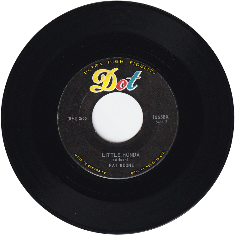 Pat Boone - Beach Girl / Little Honda [Canada]