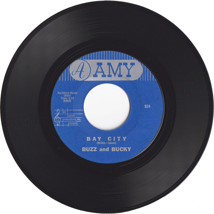 Buzz & Bucky (Ronny & The Daytonas) - Tiger A-Go-Go / Bay City [Styrene, Monarch Pressing]