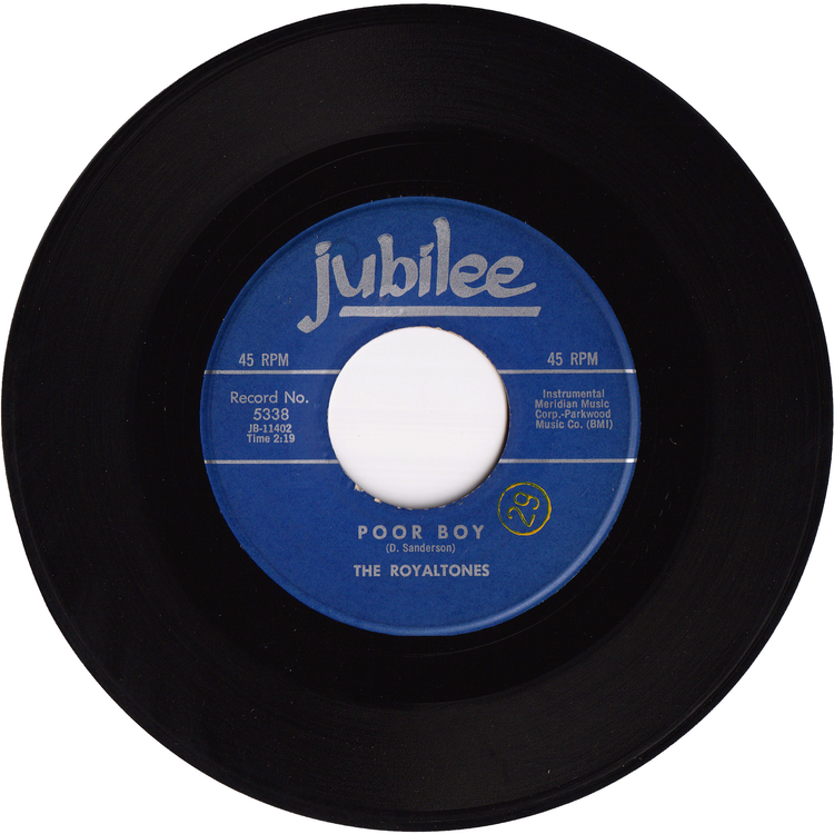 The Royaltones - Wail! / Poor Boy [Blue Label, 1st.press]